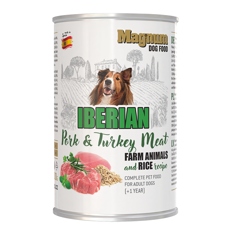 Magnum Can Iberian Pork & Turkey Meat