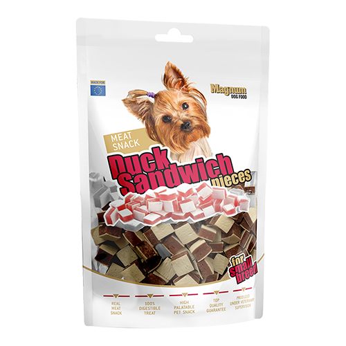 Magnum Dog Food Duck Sandwich Pieces