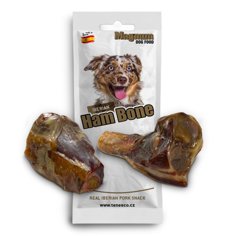 Magnum Dog Food Two Half HAM Bones